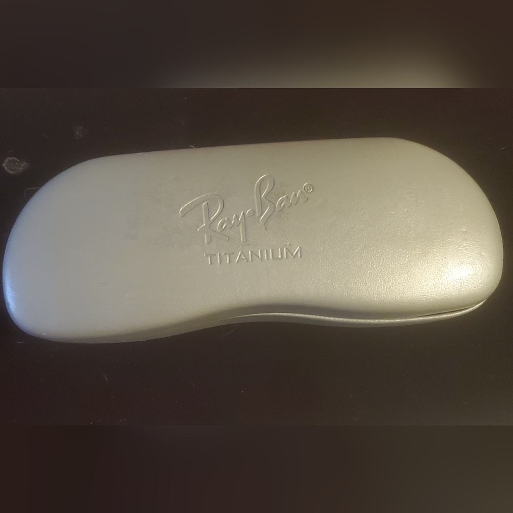Ray Ban Titanium Eyeglasses Sunglasses Hard Shell Case.